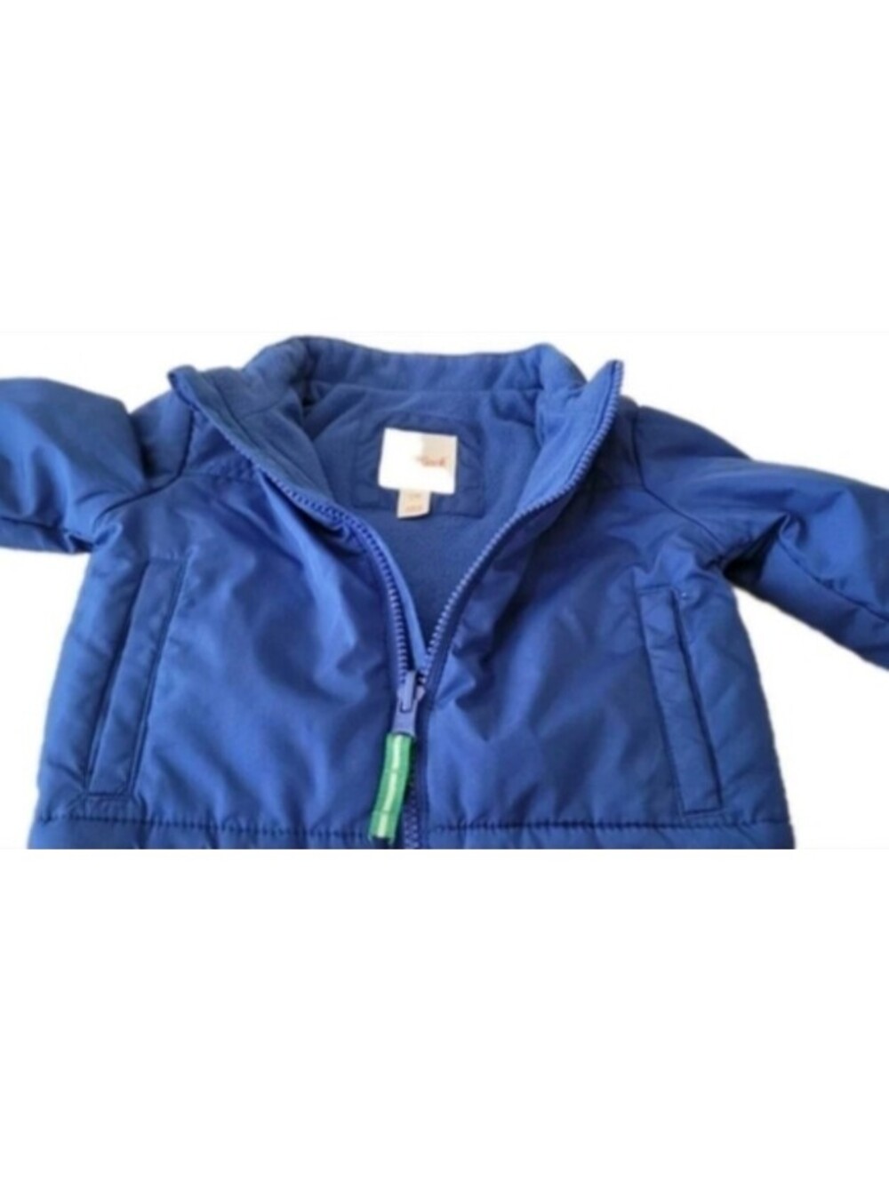 cat and jack boys full zip up Front And Pockets Blue jacket size 12 M